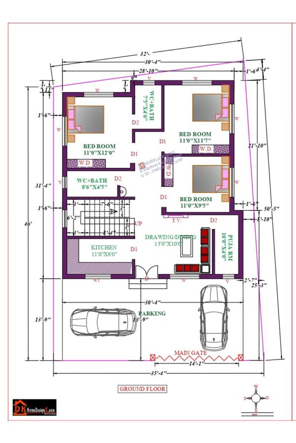 31X48 Affordable House Design