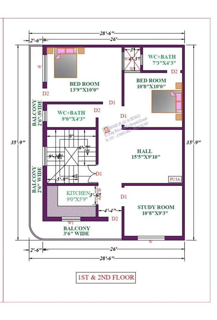 29X36 Affordable House Design - Image 2