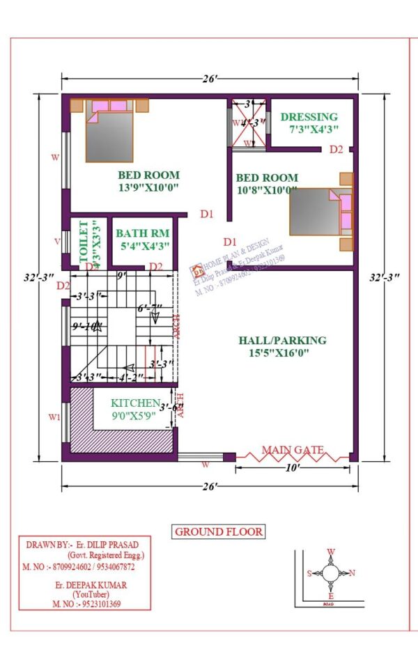 29X36 Affordable House Design