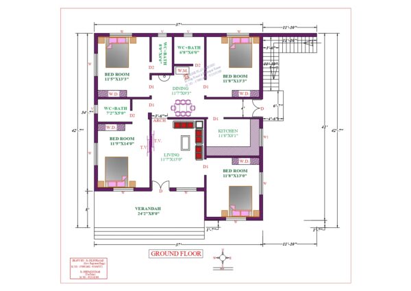 49X43 Affordable House Design