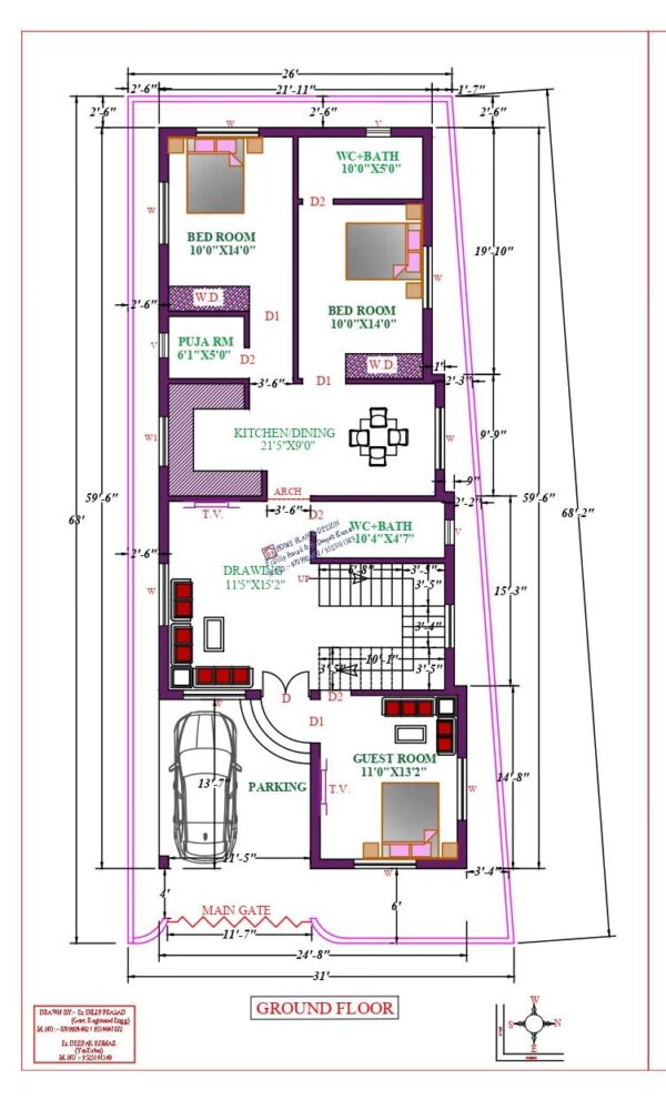 31X68 Affordable House Design