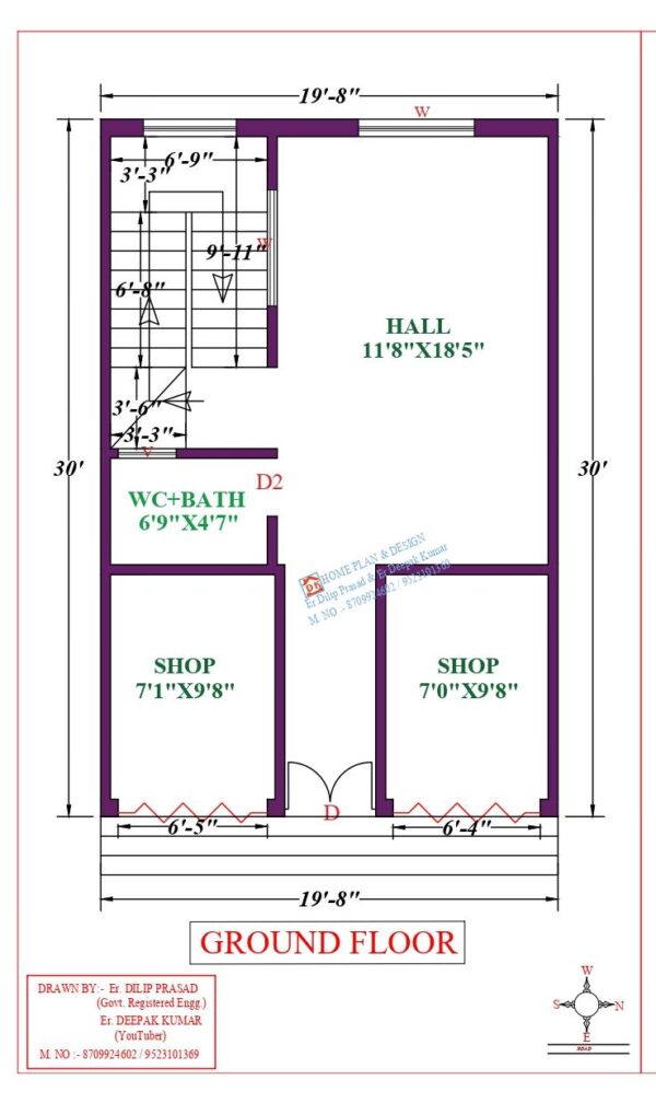 20X33 Affordable House Design