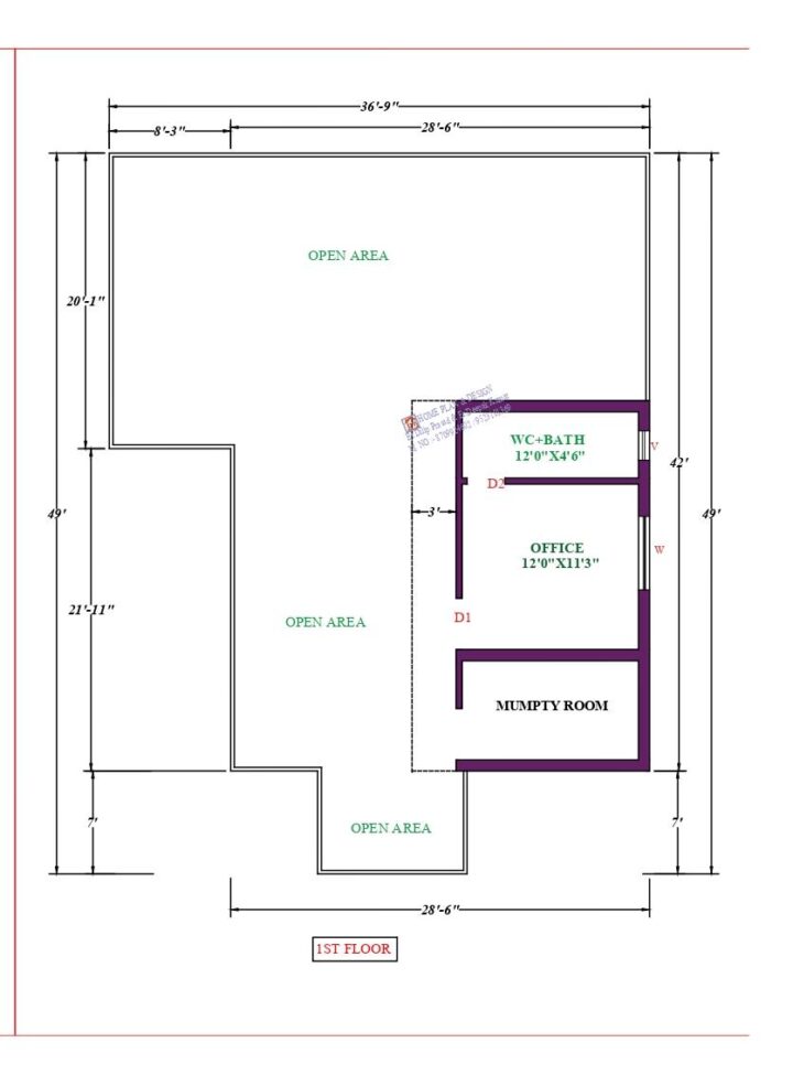37X49 Affordable House Design - Image 2