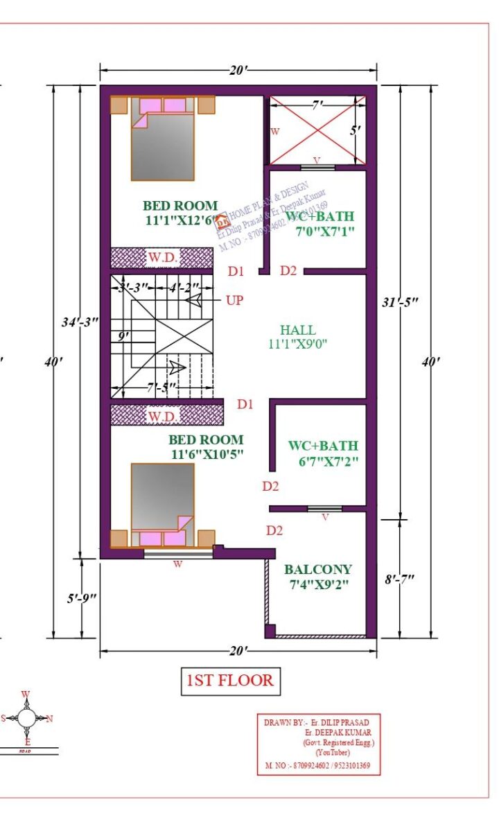 20X40 Affordable House Design - Image 2