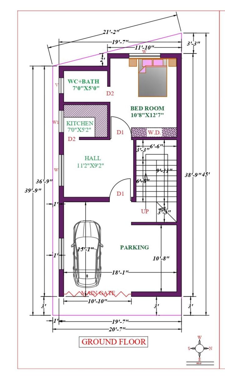 20X42 Affordable House Design