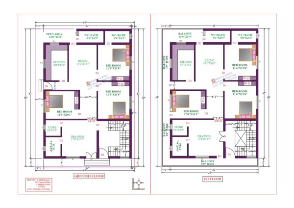 32X50 Affordable House Design