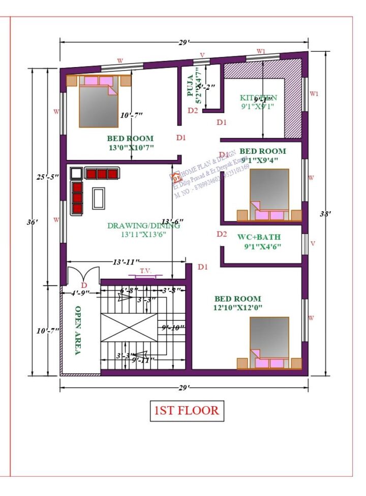 29X38 Affordable House Design - Image 2