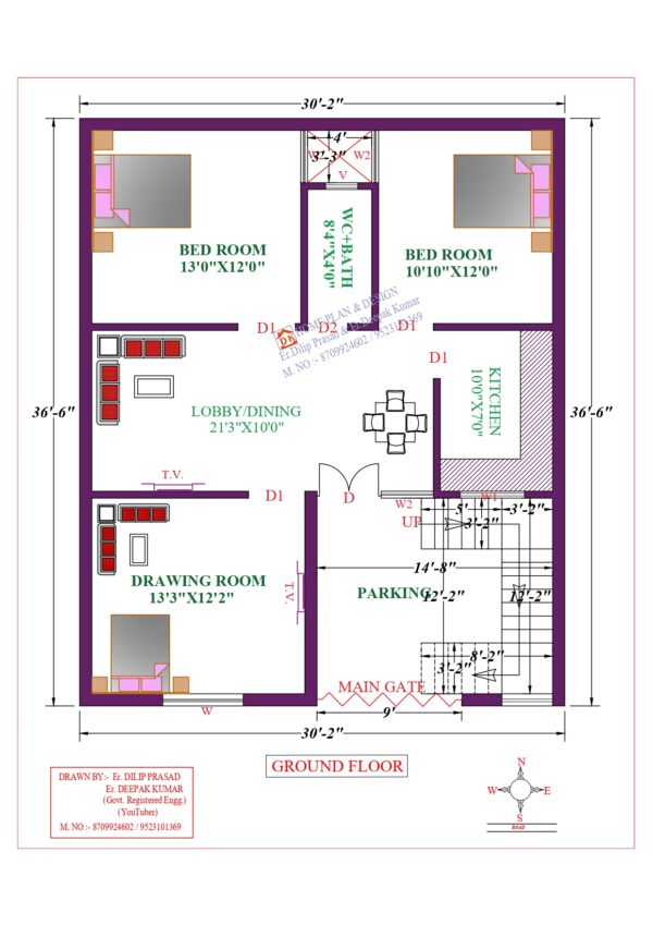 31X37 Affordable House Design