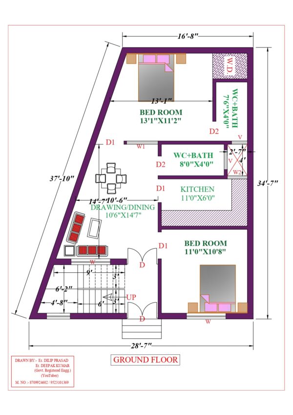 35X29 Affordable House Design