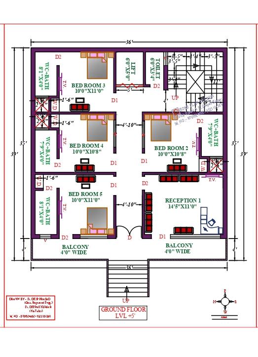 36X39 Commercial House Design