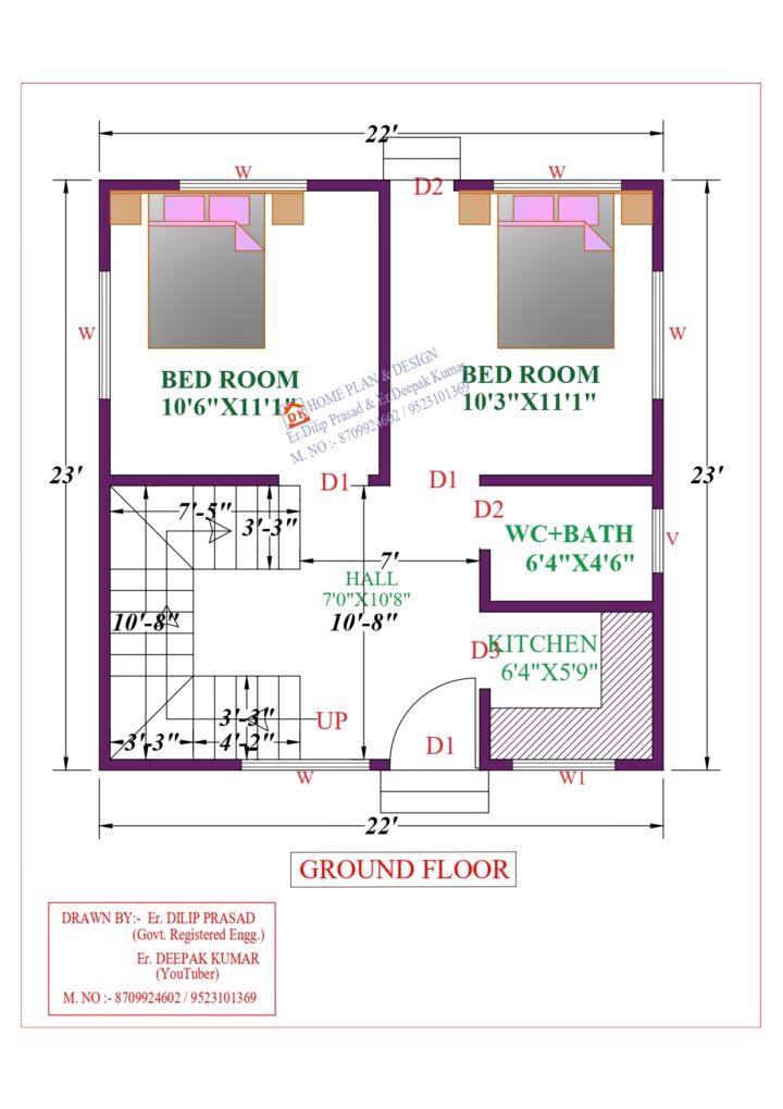 22X23 Affordable House Design