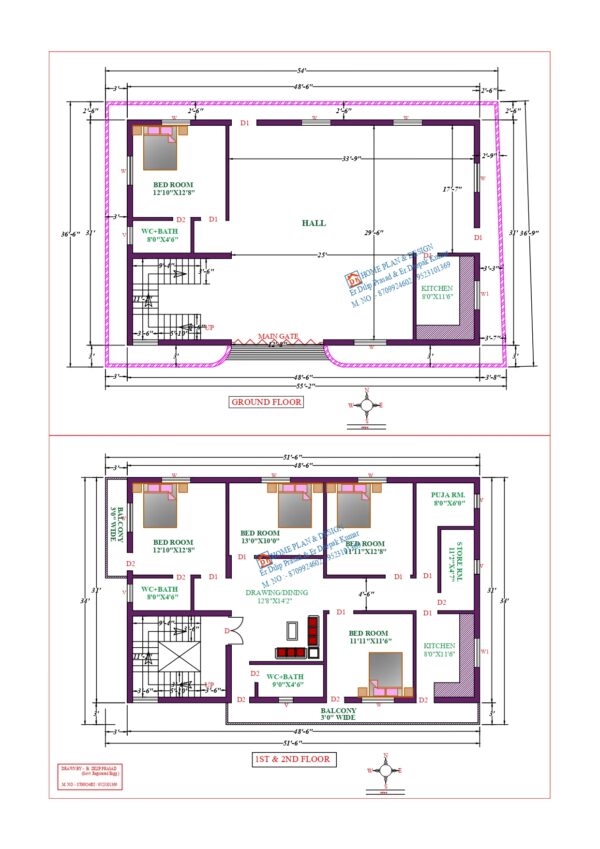 52X34 Affordable House Design