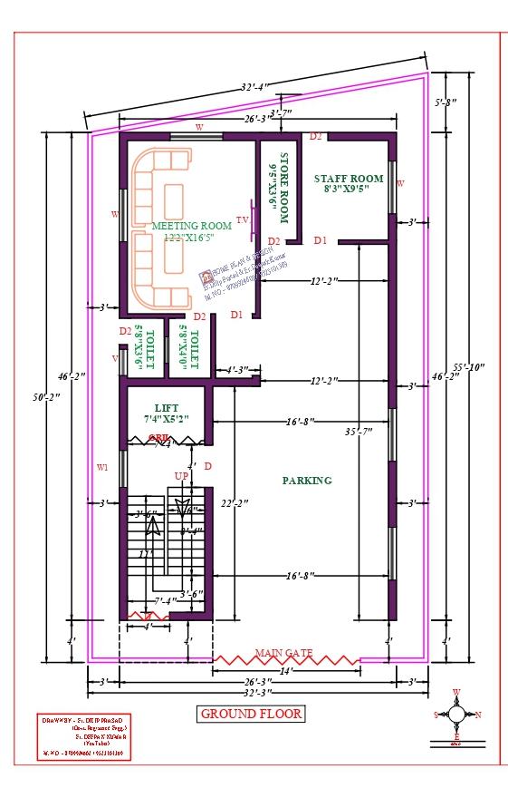 26X54 Affordable House Design