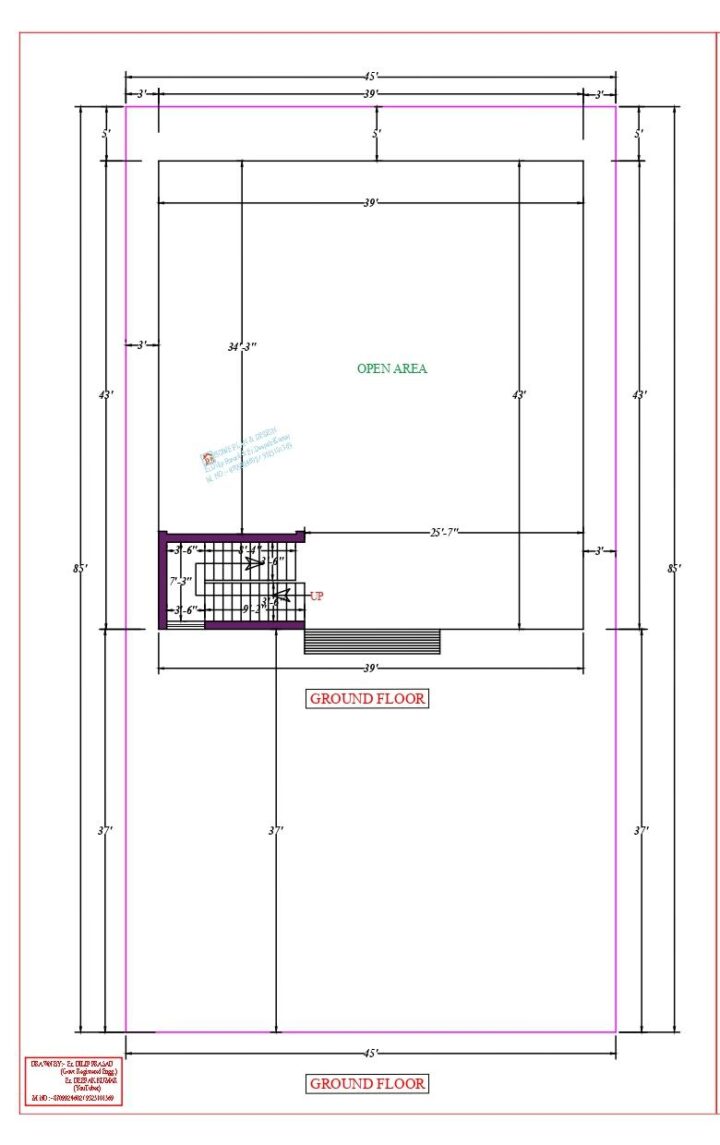 39X43 Affordable House Design - Image 2