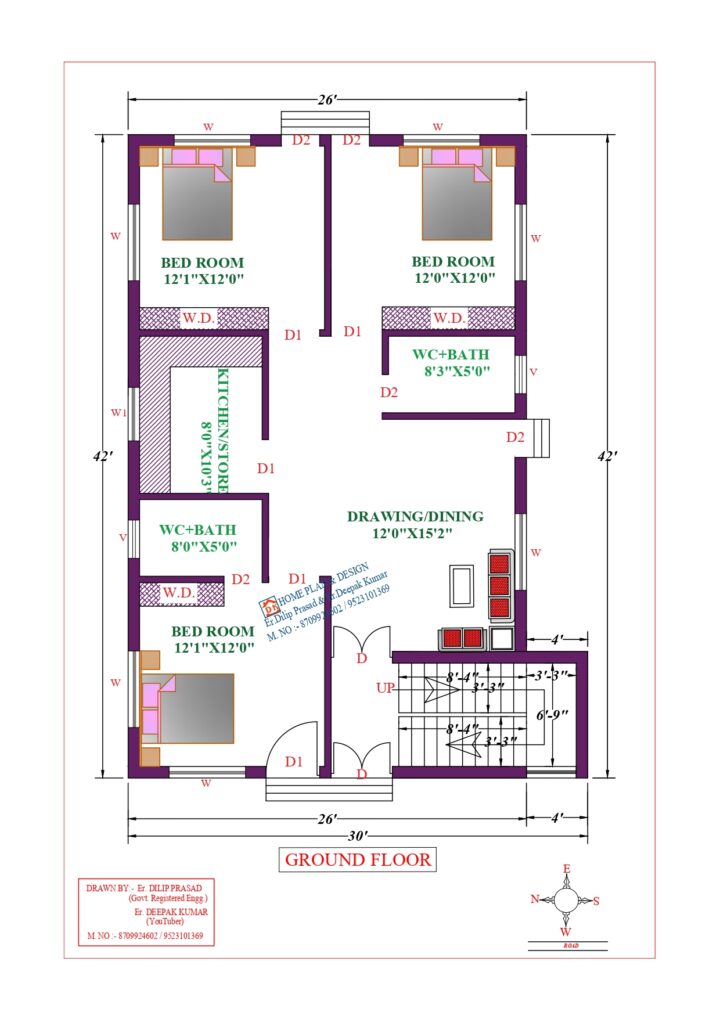 30X42 Affordable House Design