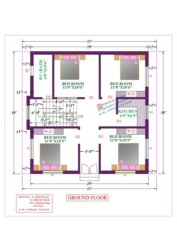 29X30 Affordable House Design