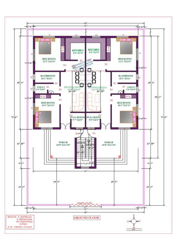 48X73 Affordable House Design