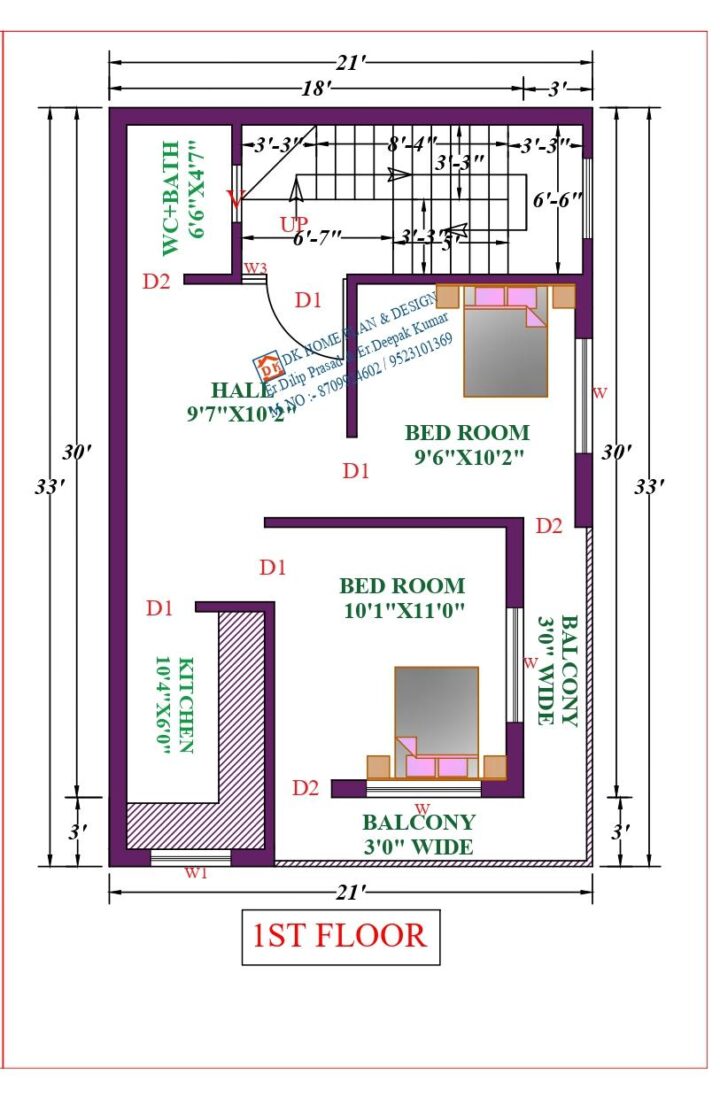 21X33 Affordable House Design - Image 2