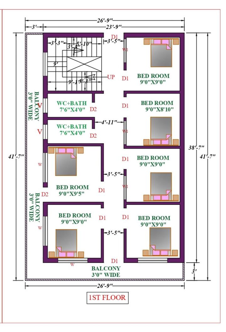 27X42 Affordable House Design - Image 2