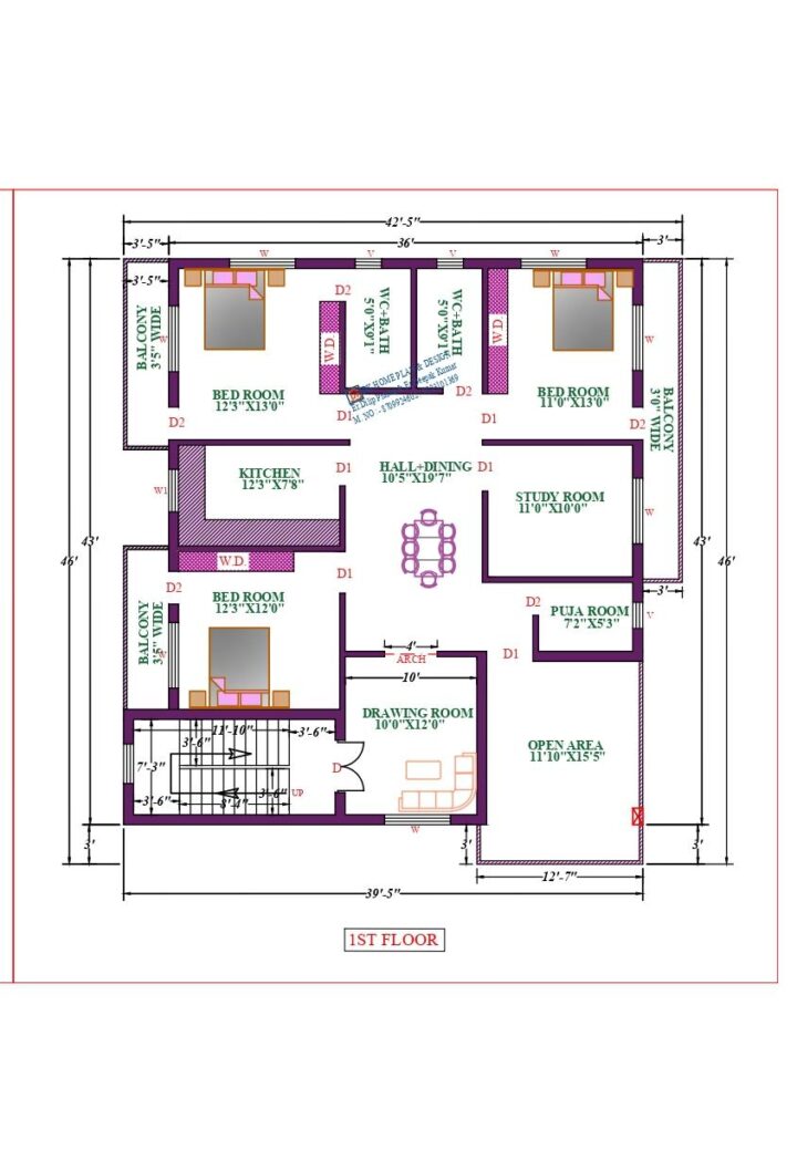 43X46 Affordable House Design - Image 2