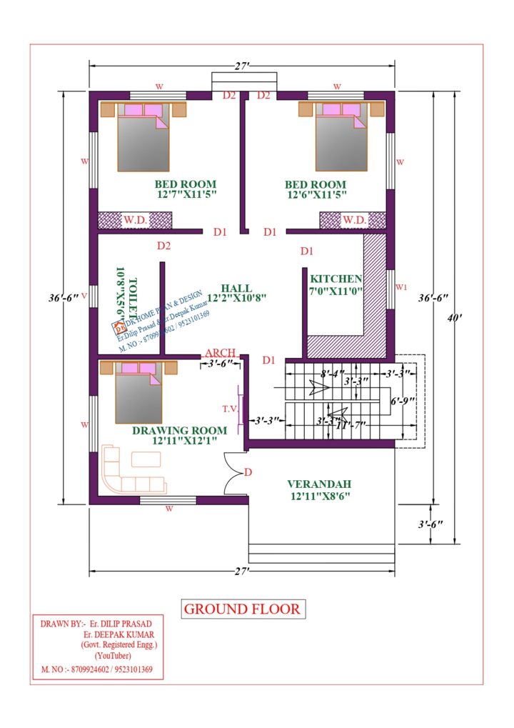 15X42 Affordable House Design