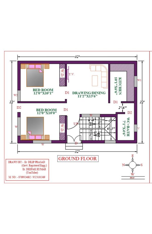 32X22 Affordable House Design