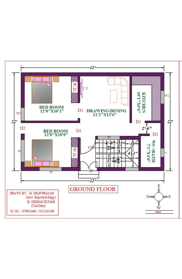 32X22 Affordable House Design