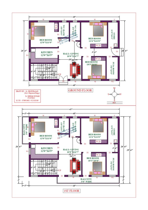 40X27 Affordable House Design