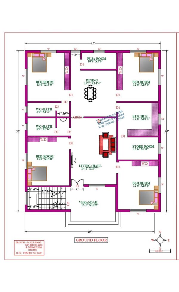 48X53 Affordable House Design