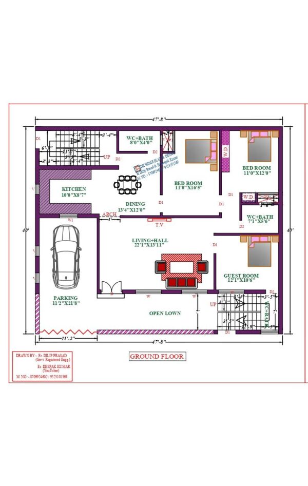 48X40 Affordable House Design