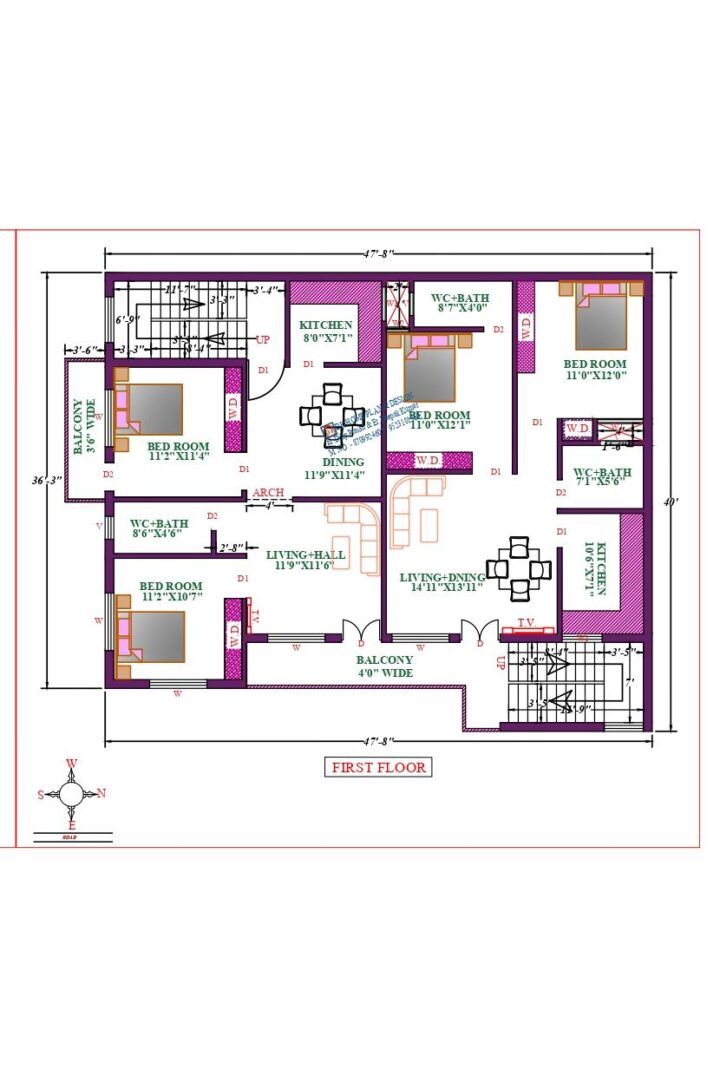40X43 Affordable House Design - Image 2