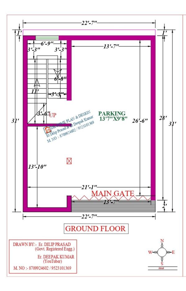 23X31 Affordable House Design