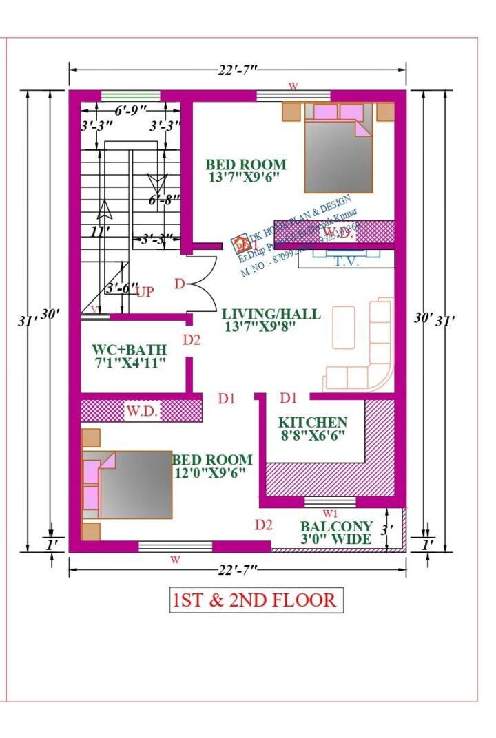 23X31 Affordable House Design - Image 2